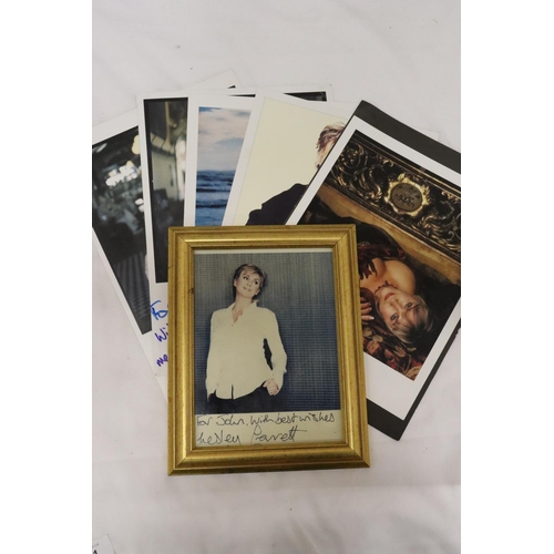 261 - A COLLECTION OF LESLEY GARRETT SIGNED PHOTOS, ONE FRAMED