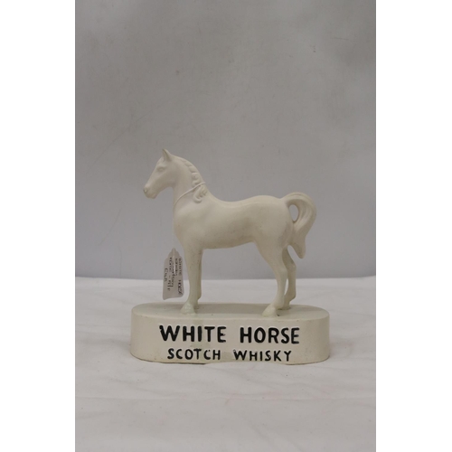 296 - A KELSBORO WARE WHITE HORSE SCOTCH WHISKEY ADVERTISEMENT (A/F)