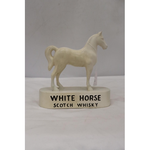 296 - A KELSBORO WARE WHITE HORSE SCOTCH WHISKEY ADVERTISEMENT (A/F)