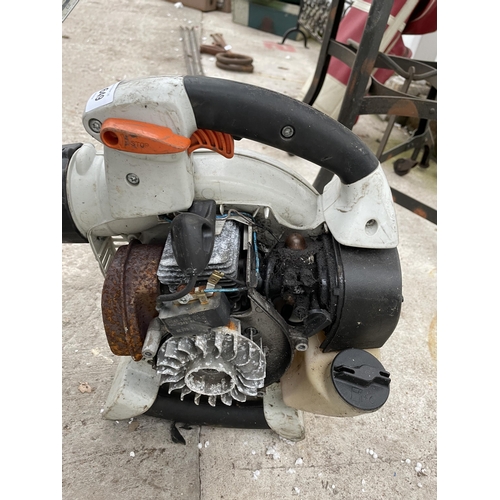 1649 - A STIHL PETROL LEAF BLOWER BOODY FOR SPARES AND REPAIRS