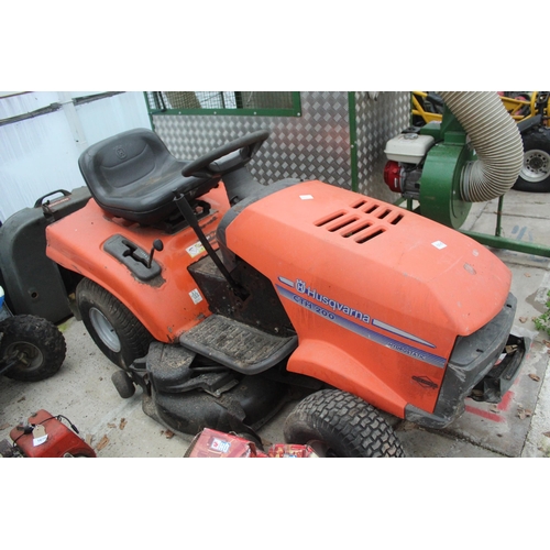 100E - HUSQVARNA CTH 200 RIDE ON MOWER (NOT TESTED)  NO VAT