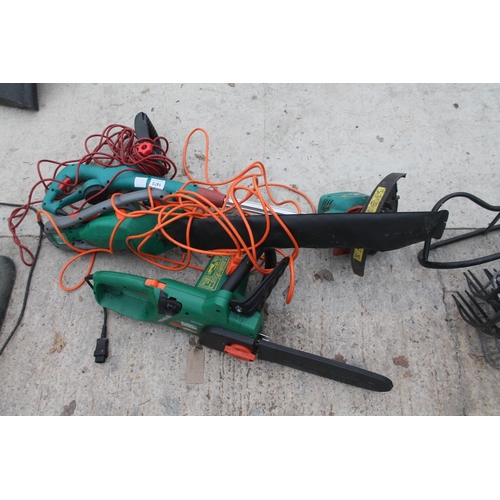 1473 - CHAINSAW, STRIMMER  AND HEDGECUTTER  NO  VAT