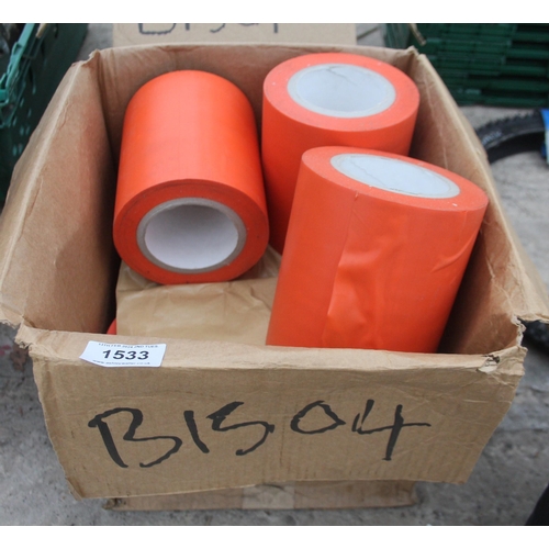 1533 - 7 ORANGE TAPE  NO  VAT