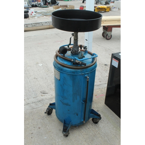 19 - WASTE OIL DRAINER  WITH AIR EVACUATION  + VAT