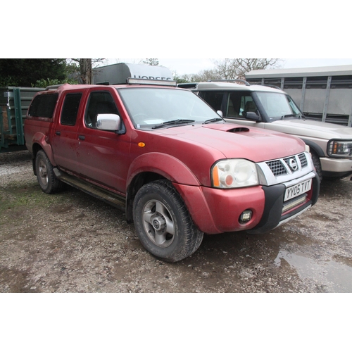 192 - NISSAN NOVARA YY05TVT FIRST REG 2005 MOT MAY 2024 APPROX 90000 MILES 2 LED LIGHT BARS ,LED SPOT LIGH... 