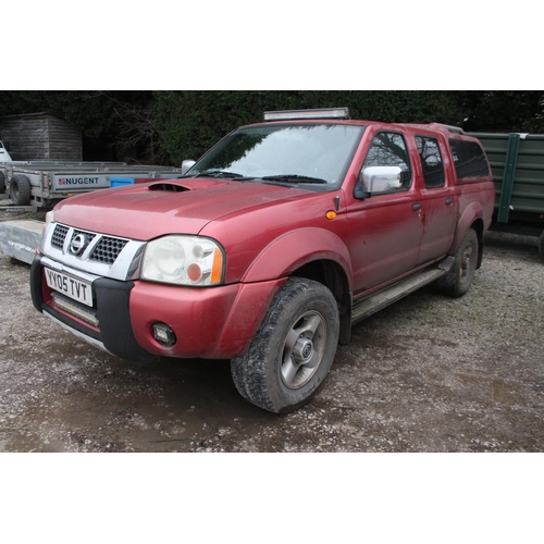 192 - NISSAN NOVARA YY05TVT FIRST REG 2005 MOT MAY 2024 APPROX 90000 MILES 2 LED LIGHT BARS ,LED SPOT LIGH... 