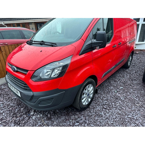 196 - FORD TRANSIT CUSTOM 2.2 MT15EVR LONG WHEEL BASE APPROX 140000 MILES 10 MONTHS MOT NO VAT WHILST ALL ... 