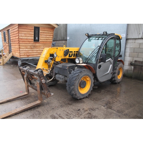 204 - DIECE TELEHANDLER YJ65SVW APPROX 6500 HOURS FIRST REG 2015 ROAD REGISTERED WITH V5 FULLY SERVICED A ... 