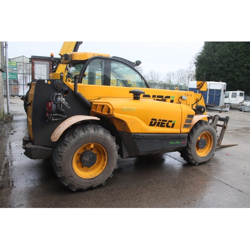 204 - DIECE TELEHANDLER YJ65SVW APPROX 6500 HOURS FIRST REG 2015 ROAD REGISTERED WITH V5 FULLY SERVICED A ... 