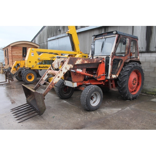 205 - DAVID BROWN 995 TRACTOR WITH FORE END LOADER XER664T FIRST REG 1979 ALL WORKING WITH V5 & KEY NEW HY... 