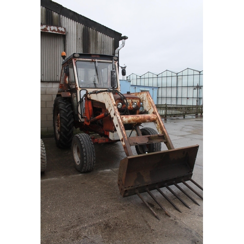 205 - DAVID BROWN 995 TRACTOR WITH FORE END LOADER XER664T FIRST REG 1979 ALL WORKING WITH V5 & KEY NEW HY... 