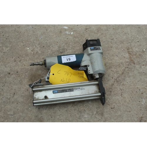 51 - DRAPER NAIL GUN IN WORKING ORDER  NO VAT