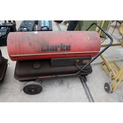 60 - CLARKE WORKSHOP HEATER  NO VAT