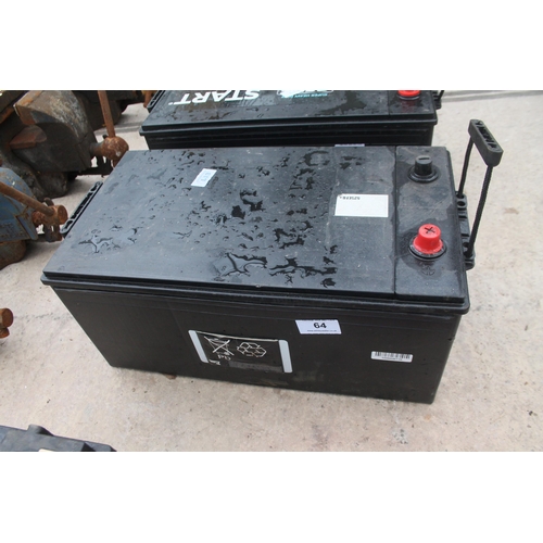 64 - HGV HEAVY DUTY BATTERY  NO VAT