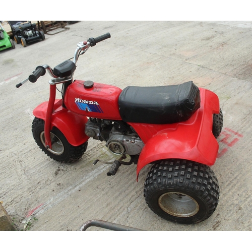 88 - ATC70 HONDA TRIKE (WORKED WHEN PARKED UP,HAS BEEN STORED FOR YEARS)  NO VAT