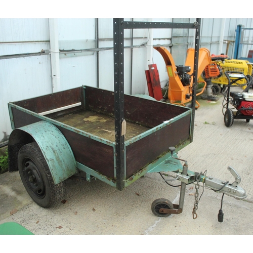 95 - SMALL CAR TRAILER  NO VAT