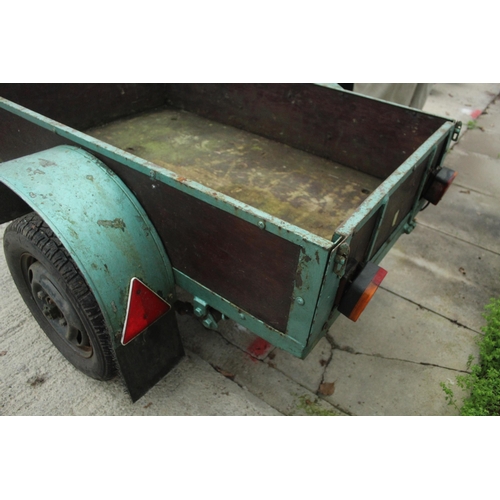 95 - SMALL CAR TRAILER  NO VAT