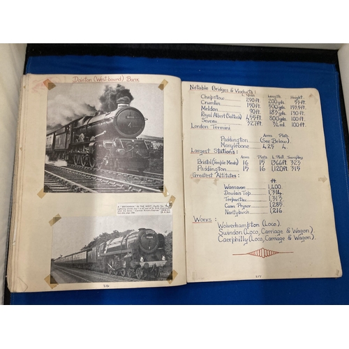 35 - A 1957 BRITISH RAIL TRAINSPOTTERS RECORD BOOK