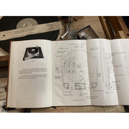 49 - A GARRARD 301 TURNTABLE WITH INSTRUCTION, INSPECTION REPORT BOOK 3009 SME ARM, HEAD TYPE II IN ORIGI... 