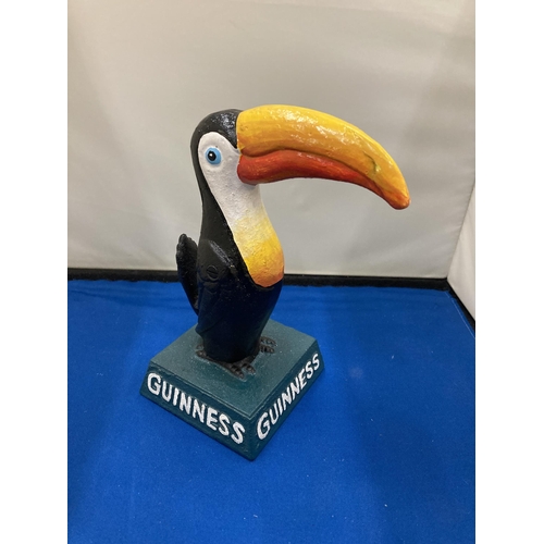 26 - A CAST GUINNESS TOUCAN FIGURE