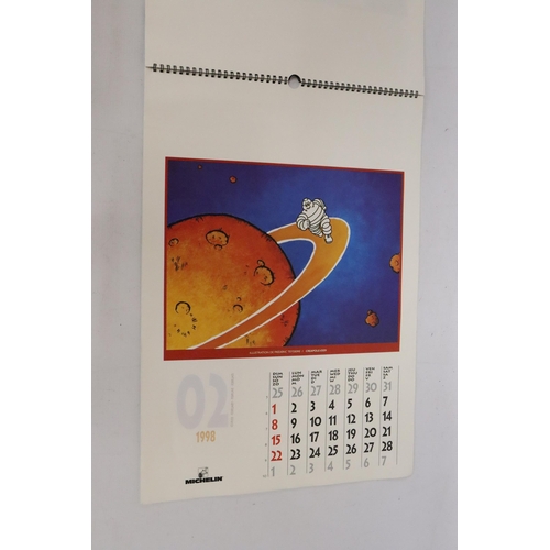 323 - A LARGE MICHELIN CENTENIAL CALENDAR, 1898-1998