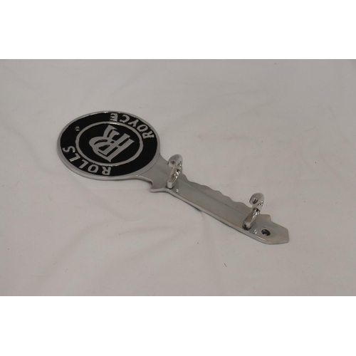 345 - A CHROME ROLLS ROYCE KEY HOOK