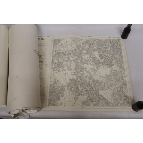 806 - A LARGE QUANTITY OF ORDNANCE SURVEY MAPS TO INCLUDE GREATER MANCHESTER COUNTY, CHESTER, CHESHIRE, ET... 