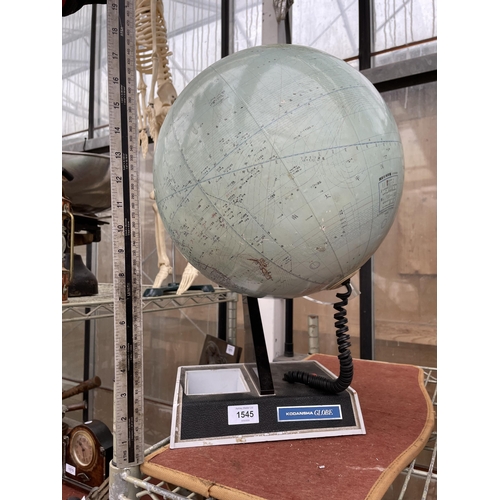 1545 - A RETRO KODANSHA GLOBE ON A STAND