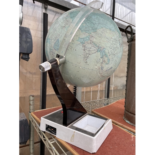 1545 - A RETRO KODANSHA GLOBE ON A STAND