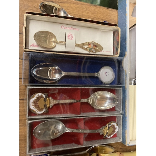 1033 - VARIOUS FLATWARE ITEMS SOME BOXED