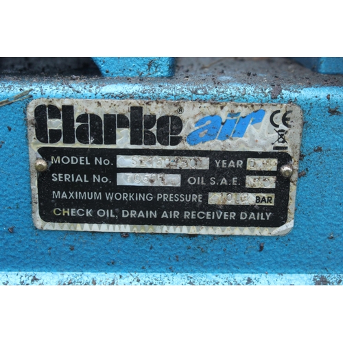 105 - CLARKE COMPRESSOR SINGLE PHASE  + VAT