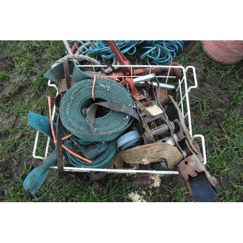 129 - ROPE, STRING, STRAPS ETC.  + VAT