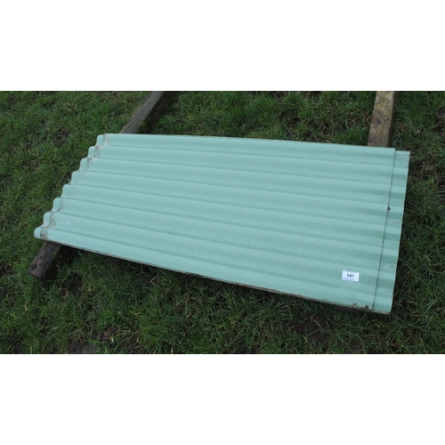 141 - 11 CORRUGATED GI SHEETS 4' 11