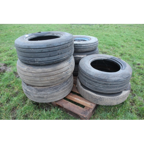 170 - VARIOUS TRAILER AND IMPLEMENT TYRES  + VAT