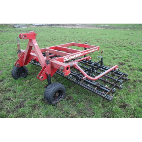 182 - AG GRASS HARROWS 9' WIDE  + VAT