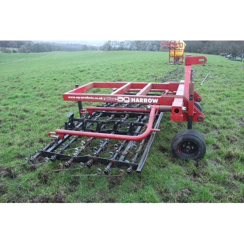 182 - AG GRASS HARROWS 9' WIDE  + VAT