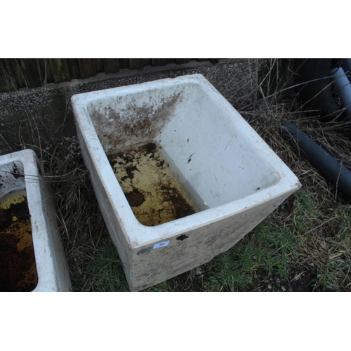 92 - 3 GLAZED SINKS  + VAT