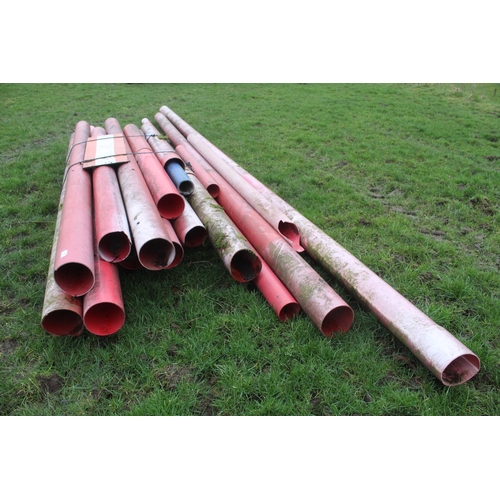 98 - 14 PIPES APPROX. 11' LONG  + VAT