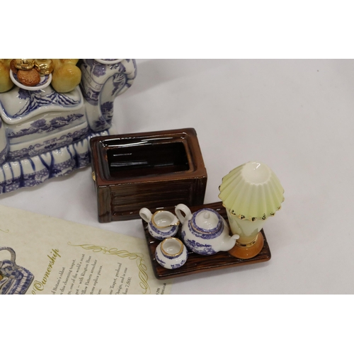 A RINGTONS LIMITED EDITION, 778/7500, 'TEA TIME' TEAPOT, IN GOOD