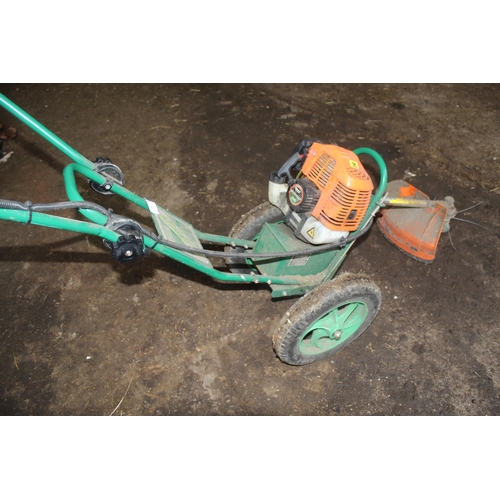 1 - PORTEK RUFCUT 2 WHEEL STRIMMER  + VAT