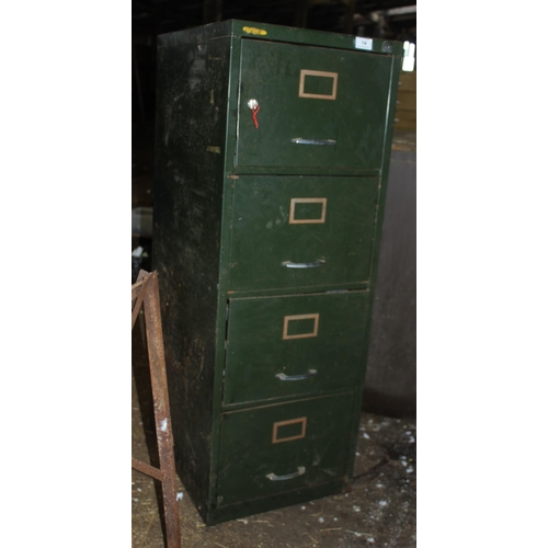 14 - 4 DRAWER FILING CABINET  + VAT