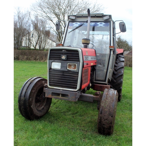 198 - MASSEY FERGUSON 390T 2 WD TRACTOR ONE OWNER FROM NEW REGISTRATION NO N352 DMA FIRST REGISTERED 21.08... 