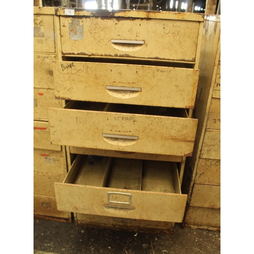 22 - 7 DRAWER METAL STORAGE CABINET  + VAT