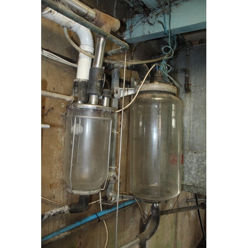 241 - FULLWOOD WATER HEATER, COLLECTION JAR, MILK PUMP MILK AND AIR LINE ETC.  + VAT