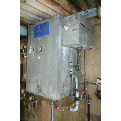 241 - FULLWOOD WATER HEATER, COLLECTION JAR, MILK PUMP MILK AND AIR LINE ETC.  + VAT