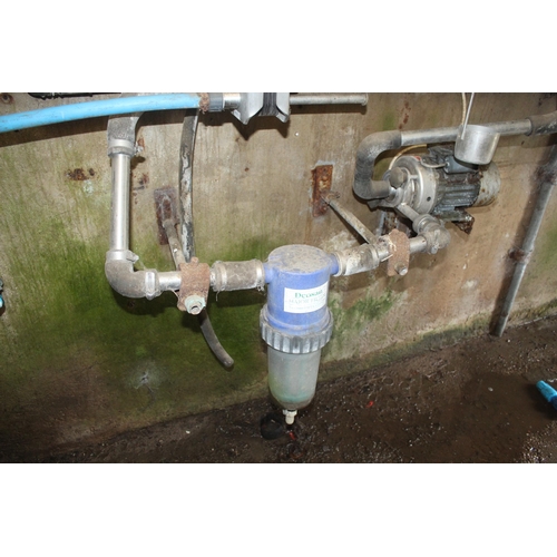 241 - FULLWOOD WATER HEATER, COLLECTION JAR, MILK PUMP MILK AND AIR LINE ETC.  + VAT