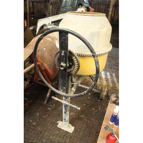 63 - ELECTRIC CEMENT MIXER  + VAT