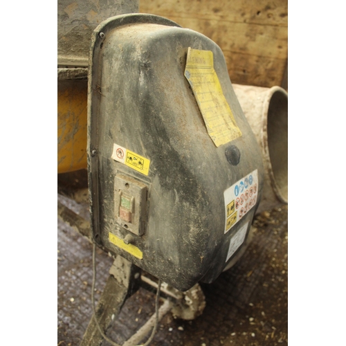 63 - ELECTRIC CEMENT MIXER  + VAT