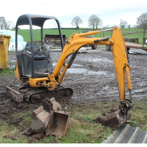 200 - 2007 JCB 1.4T EXCAVATOR WITH 3 BUCKETS SERIAL NO. JCB 09014H71283352 PRODUCT NO. 1283352  COMPLETE E... 