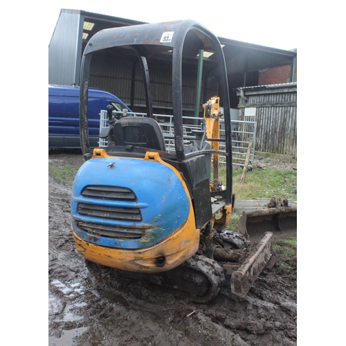 200 - 2007 JCB 1.4T EXCAVATOR WITH 3 BUCKETS SERIAL NO. JCB 09014H71283352 PRODUCT NO. 1283352  COMPLETE E... 